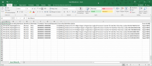 Image of spreadsheet