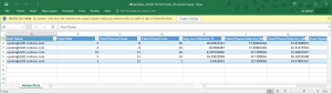 Image of spreadsheet