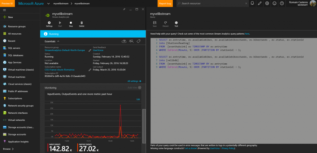 AzureStreamAnalytics