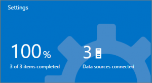 Image of Settings in OMS workspace.