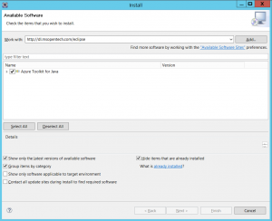 install azure toolkit