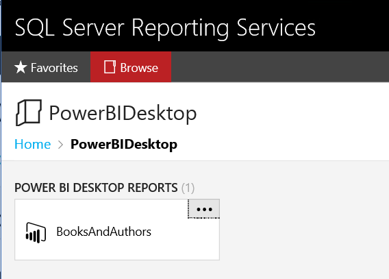 Power BI On-Prem