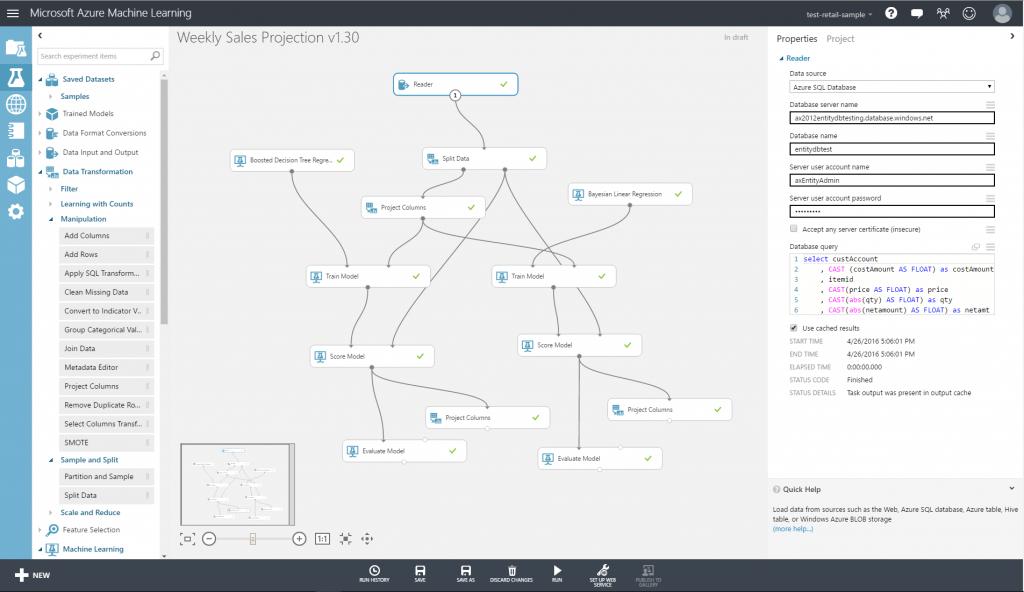 Leverage AML's "Reader" module to read data directly from the entities stored in Entity store.