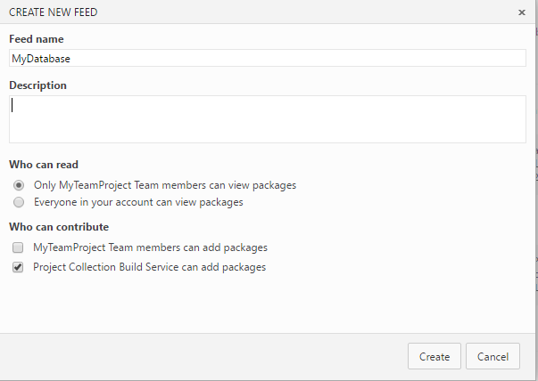 create feed