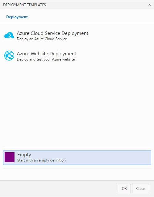 deployment template