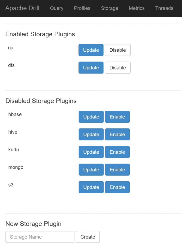 Storage Plugins