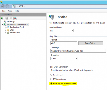 ETW in IIS