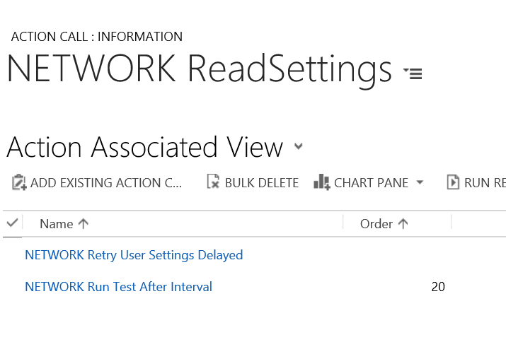 NETWORK ReadSettings