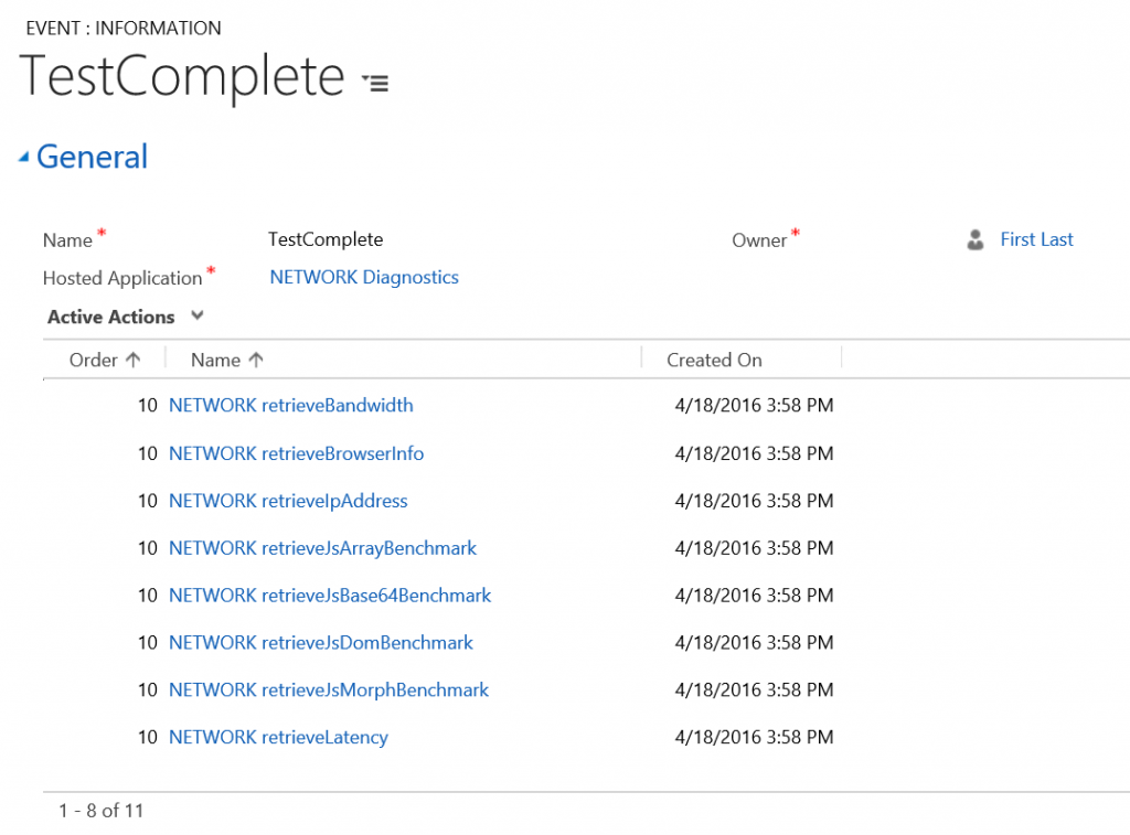 NETWORK TestComplete page 1