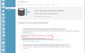 azure backup server