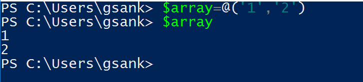 array