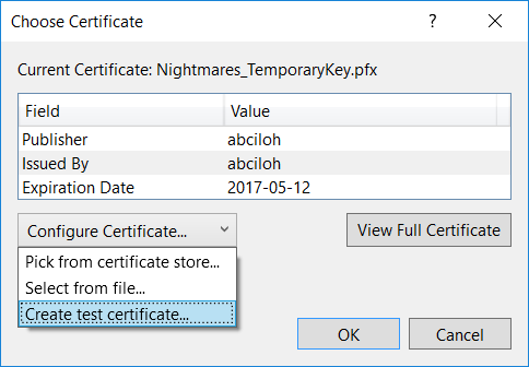 Add New Cert