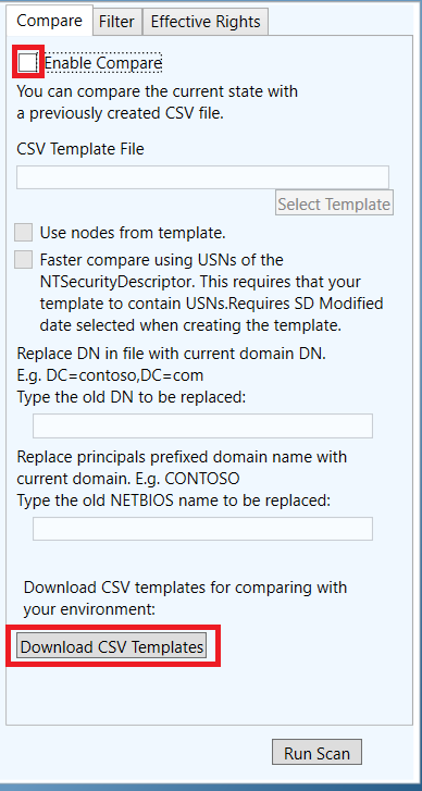 Fig. 1 Compare and download template