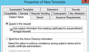 Use Subject in Auto Enrollment Renewals