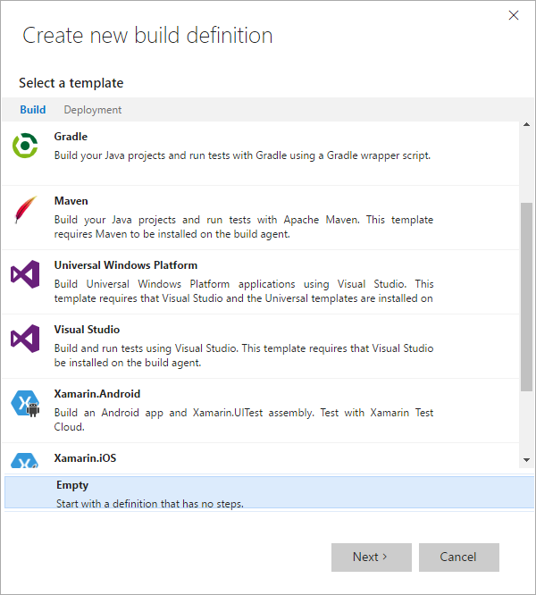 create-empty-build-definition