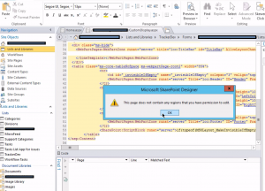 SharePoint Designer - Lack of Permissions