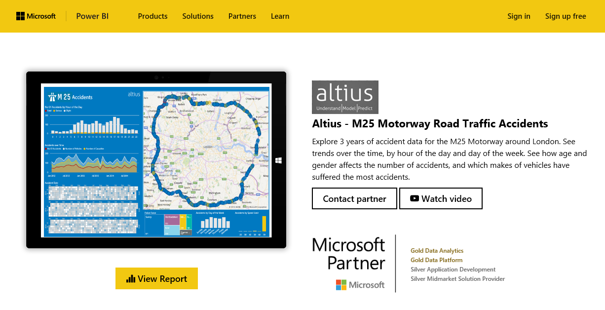 Get listed in the Microsoft Power BI showcase