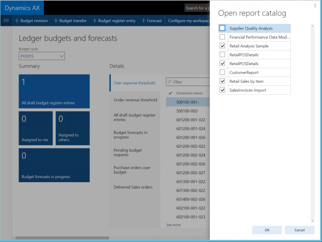 PowerBI report catalog