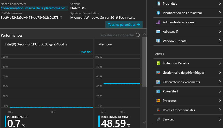 The Azure Server Management Tool