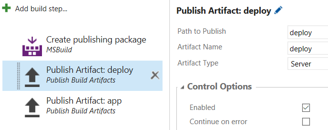 Build Definition step 2