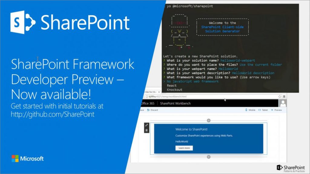 SharePoint-Framework-Developer-Preview