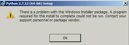 pythoninstallerror
