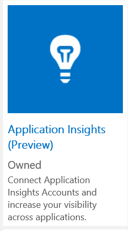 Application Insights Connector tile