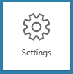 Settings tile