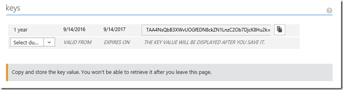 Application Key