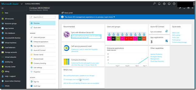 azure ad administration