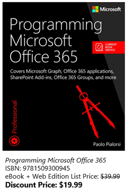 Programming Microsoft Office 365