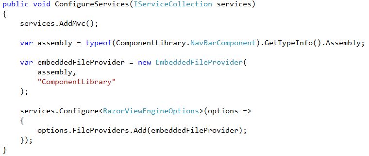 ConfigureServices