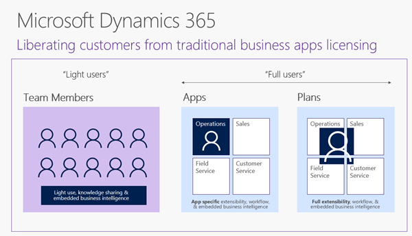 Full users vs Light users in Dynamics 365