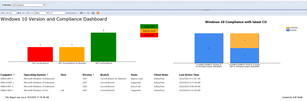 Win10 Dashboard