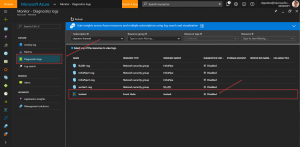 Azure Monitor - Diagnostic Logs