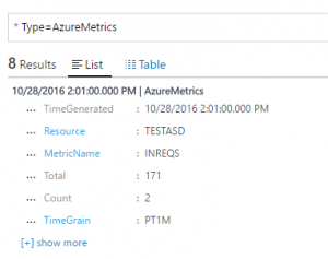 Log Analytics - Log Search