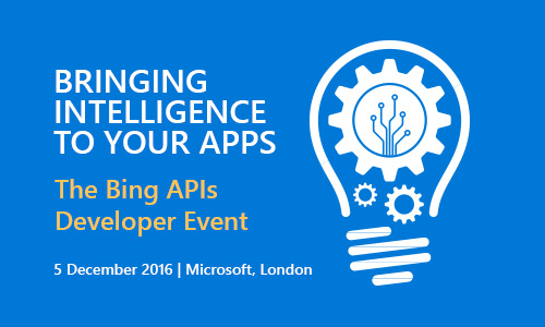 The Bing APIs Developer event