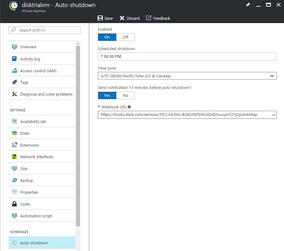 Set auto-shutdown for any ARM-based Azure VMs