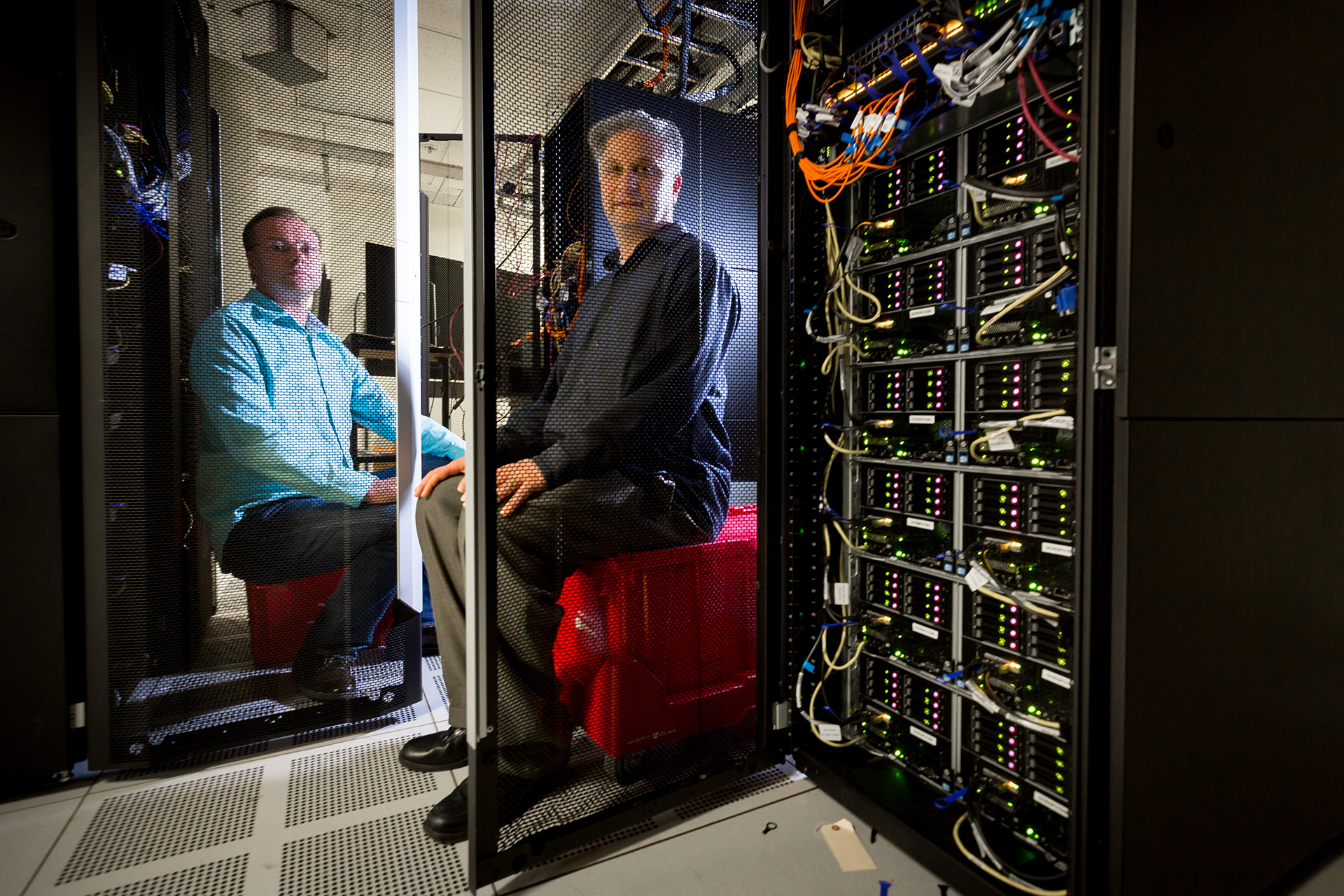 Frank Seide and Chris Basoglu of Microsoft's CNTK group on September 9, 2016 (Photography by Scott Eklund/Red Box Pictures)