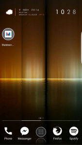 Android home screen