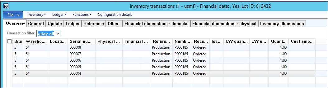 transactions