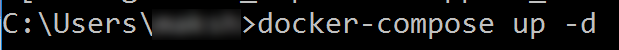 dockercompoeup