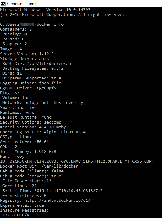 dockerinfo