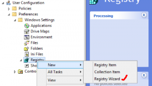 GPP Registry Wizard