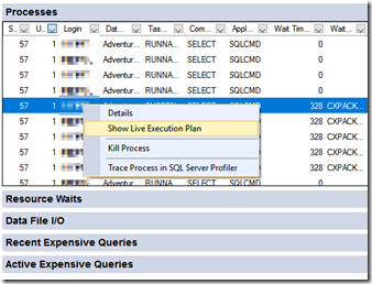 Query Execution Profiling Infrastructure is ON