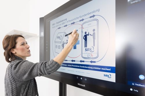 Surface Hub_Siemens Betriebskrankenkasse