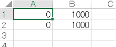 A1=0, A2=0, B1=1000, B2=1000