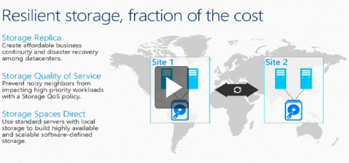 Windows Server 2016 Storage Overview