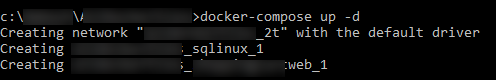 sqldockercomposeup