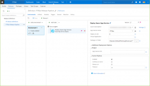 VSTS CD template configuration